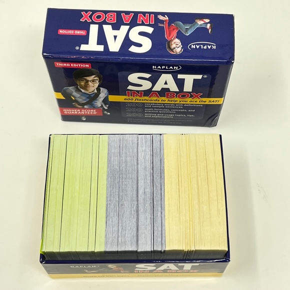 SAT prep- SAT 2 Second Shortcuts & Kaplan SAT in a Box - Picture 6 of 11